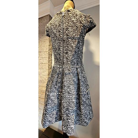 Betsey Johnson Dress Tweed Fit/Flare Black White, Fully Lined, Gorgeous, Sz 6 - Picture 15 of 16